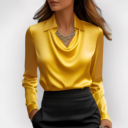 Sélène - Elegante drapierte Bluse für Damen
