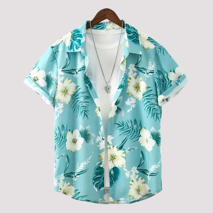 Arjun - Lässiges Hawaii-Muster-Hemd für Herren