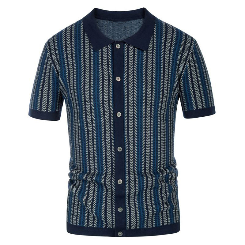 Kian - Elegantes Polo mit Knopfleiste für Herren