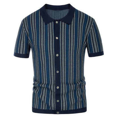 Kian - Elegantes Polo mit Knopfleiste für Herren