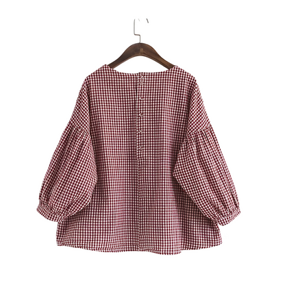 Louisa - Elegante asymmetrische Bluse für Damen