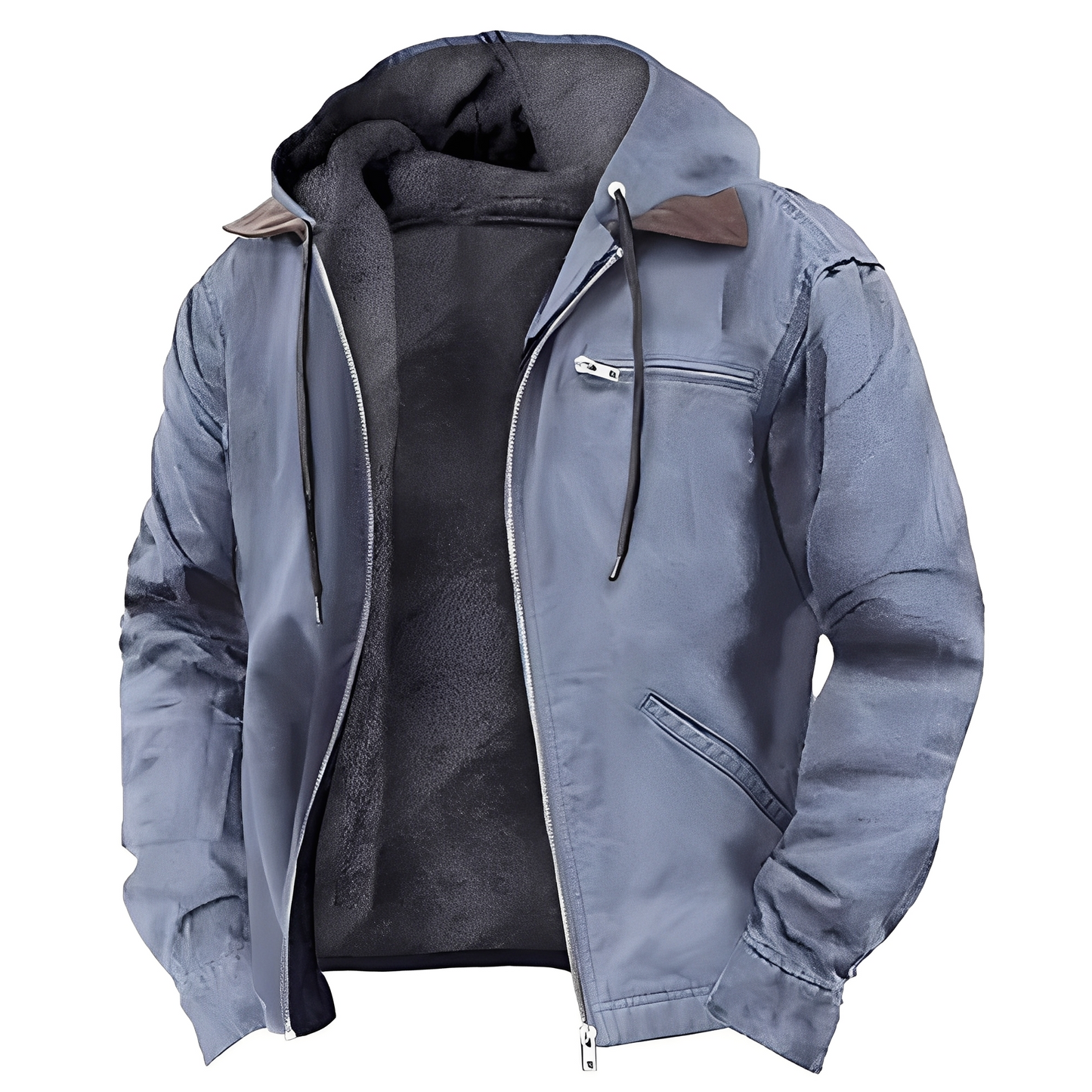Derrick - Herren-Kapuzenjacke mit vielen Taschen und warmem Design