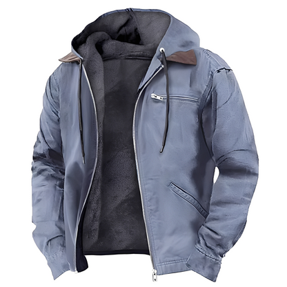 Derrick - Herren-Kapuzenjacke mit vielen Taschen und warmem Design