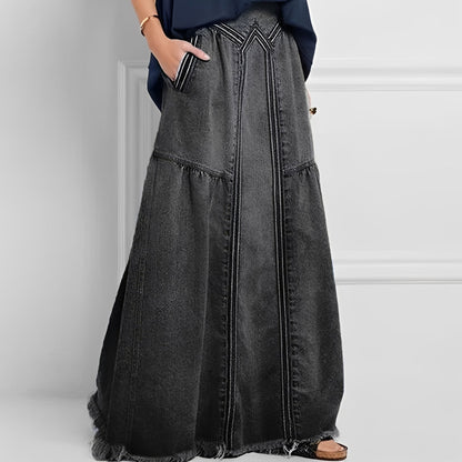Nella - Eleganter Jeansrock mit Tasche für Damen
