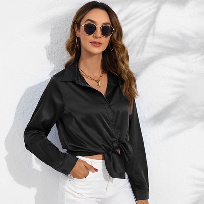 Erica - Moderne Bluse mit langen Ärmeln für Damen