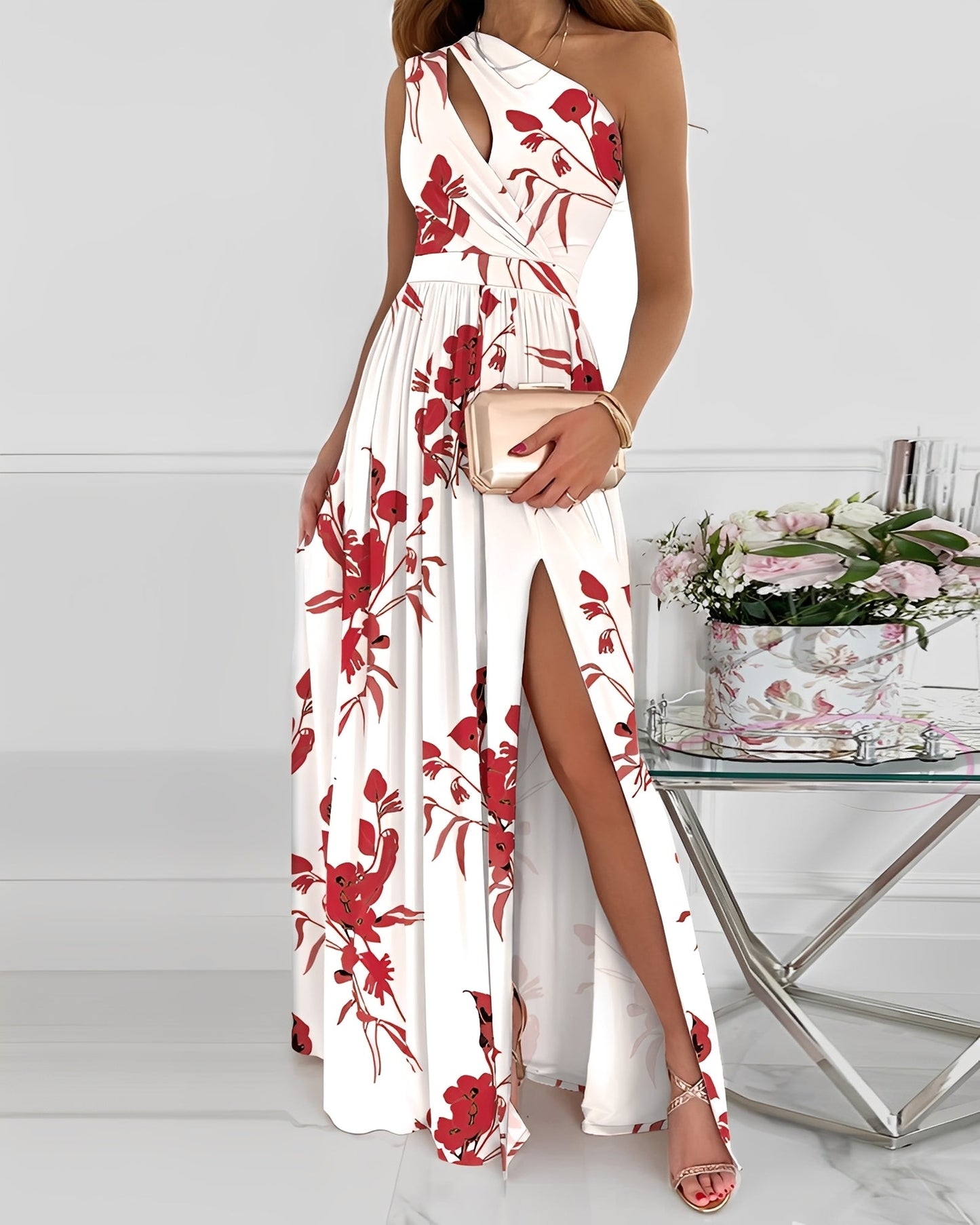 Carla - Elegantes Abendkleid mit Schlitz für Damen