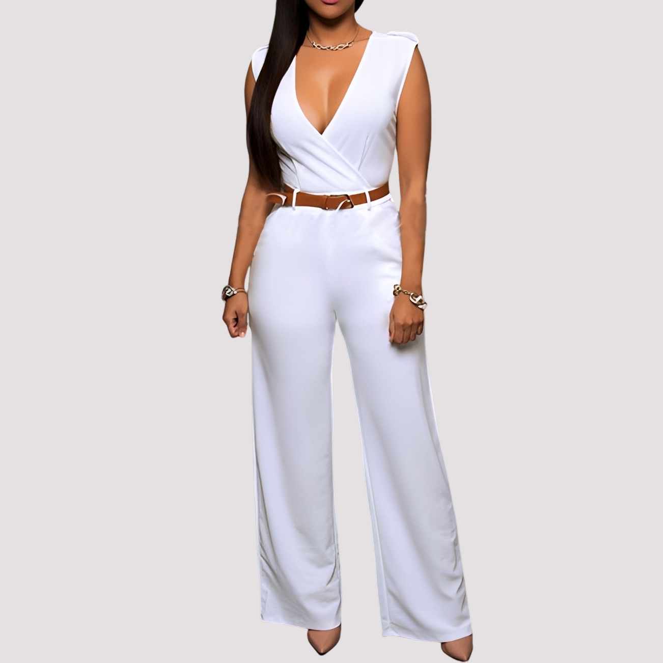 Esther - Schicker Overall mit Gürtel für Damen