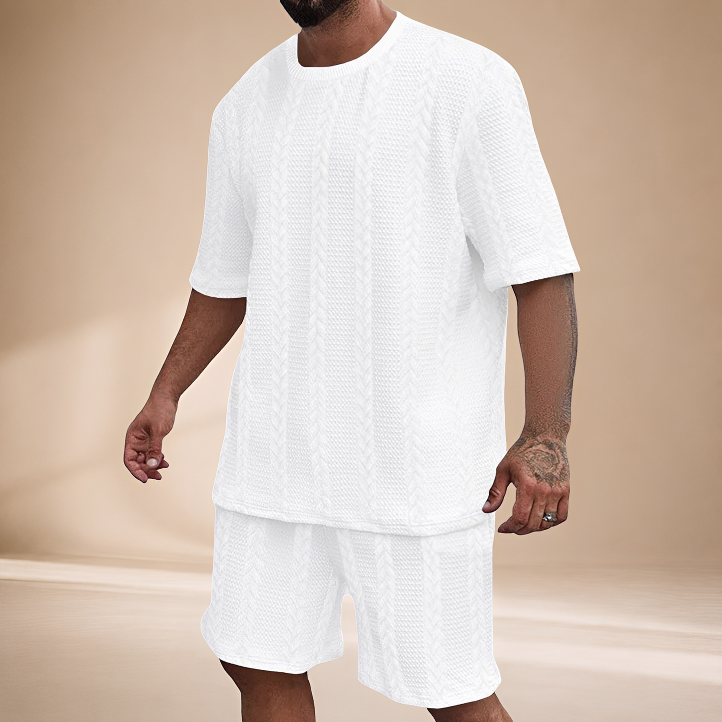 Johnston - Komfortables Set aus Oberteil und Shorts