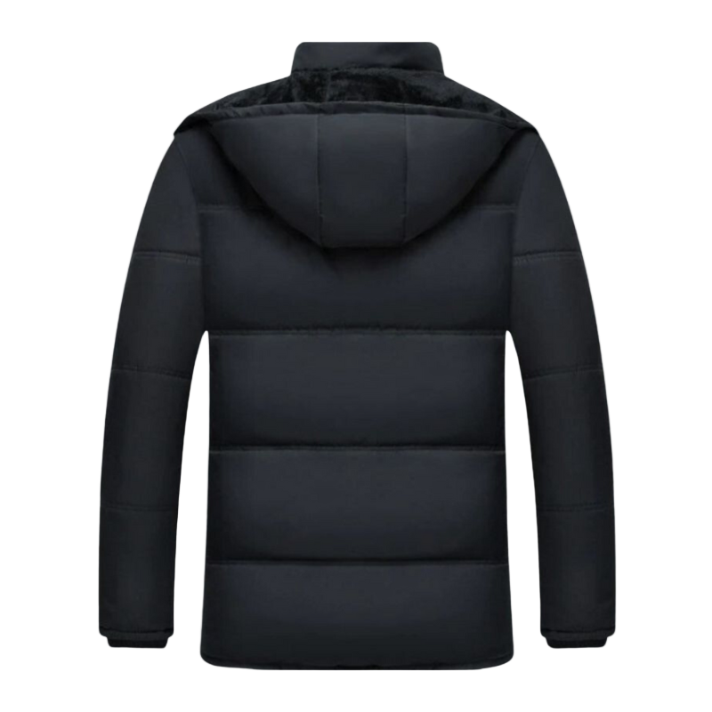 Tyrone – Herren-Wintermantel in Schwarz