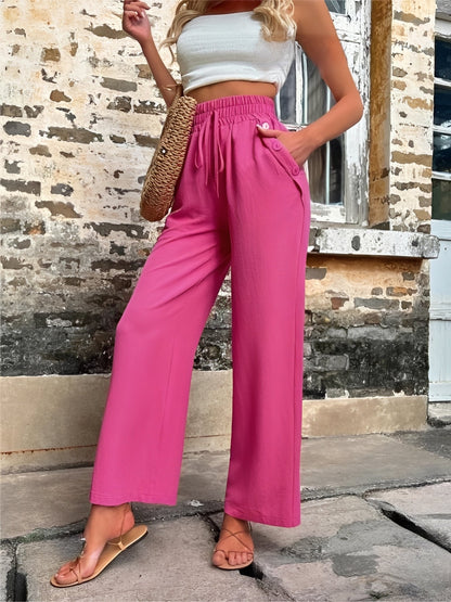 Allie - Weite, schicke und hoch taillierte Hose für Damen