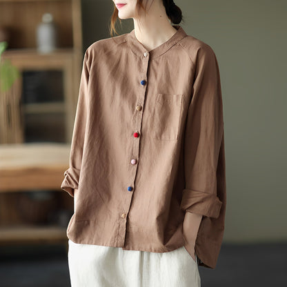 Nellie - Lässige Bluse mit Taschen für Damen