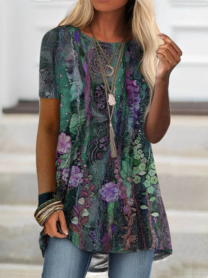 Rita - Elegante Bluse mit kurzen Ärmeln für Damen