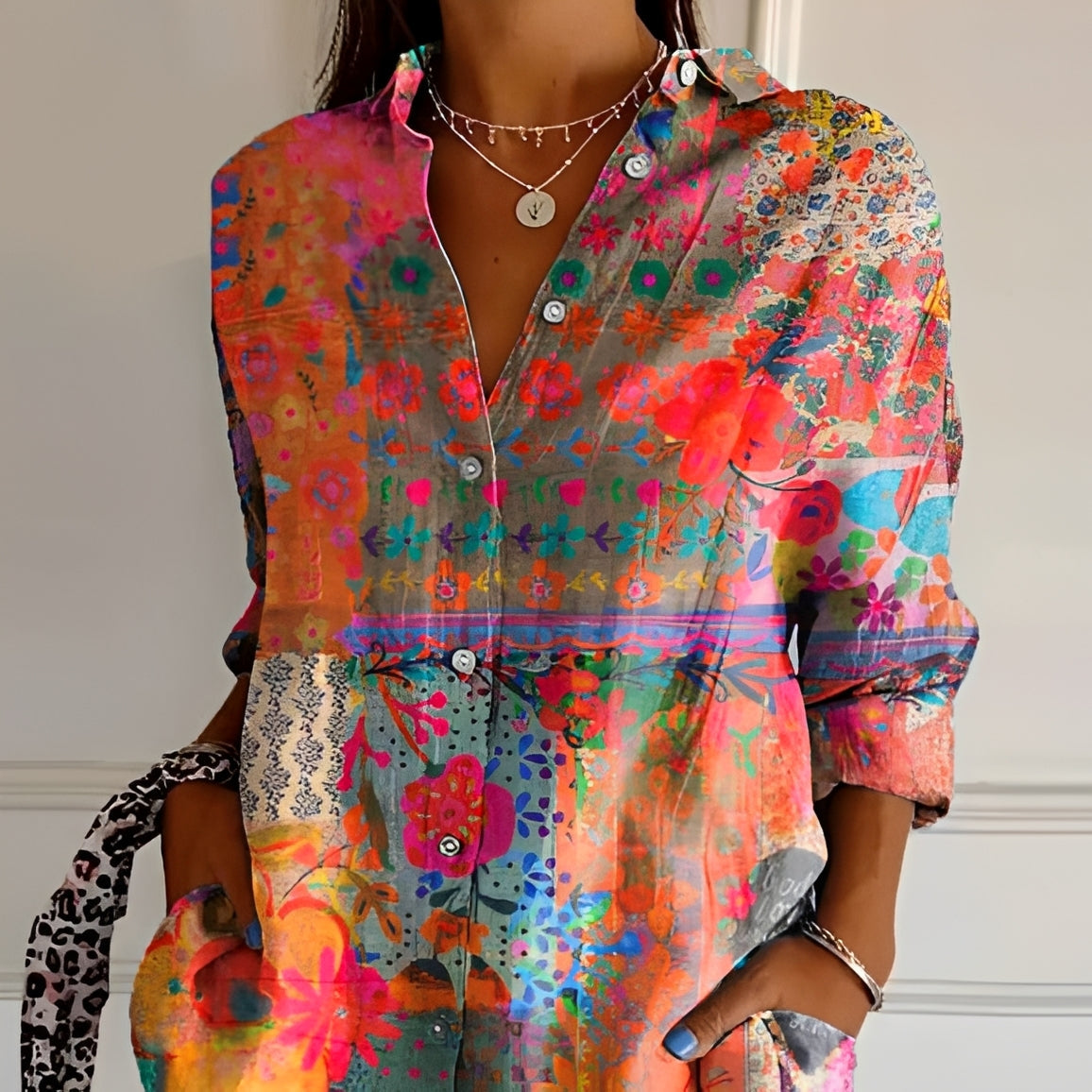 Anna - Stylische Bluse mit Print