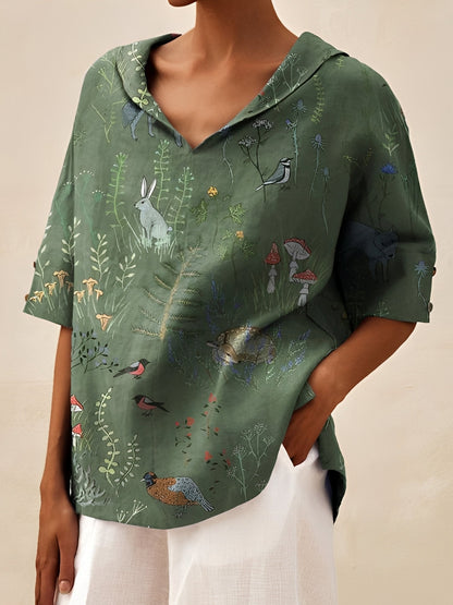 Angie - Lässige und weite Bluse für Damen