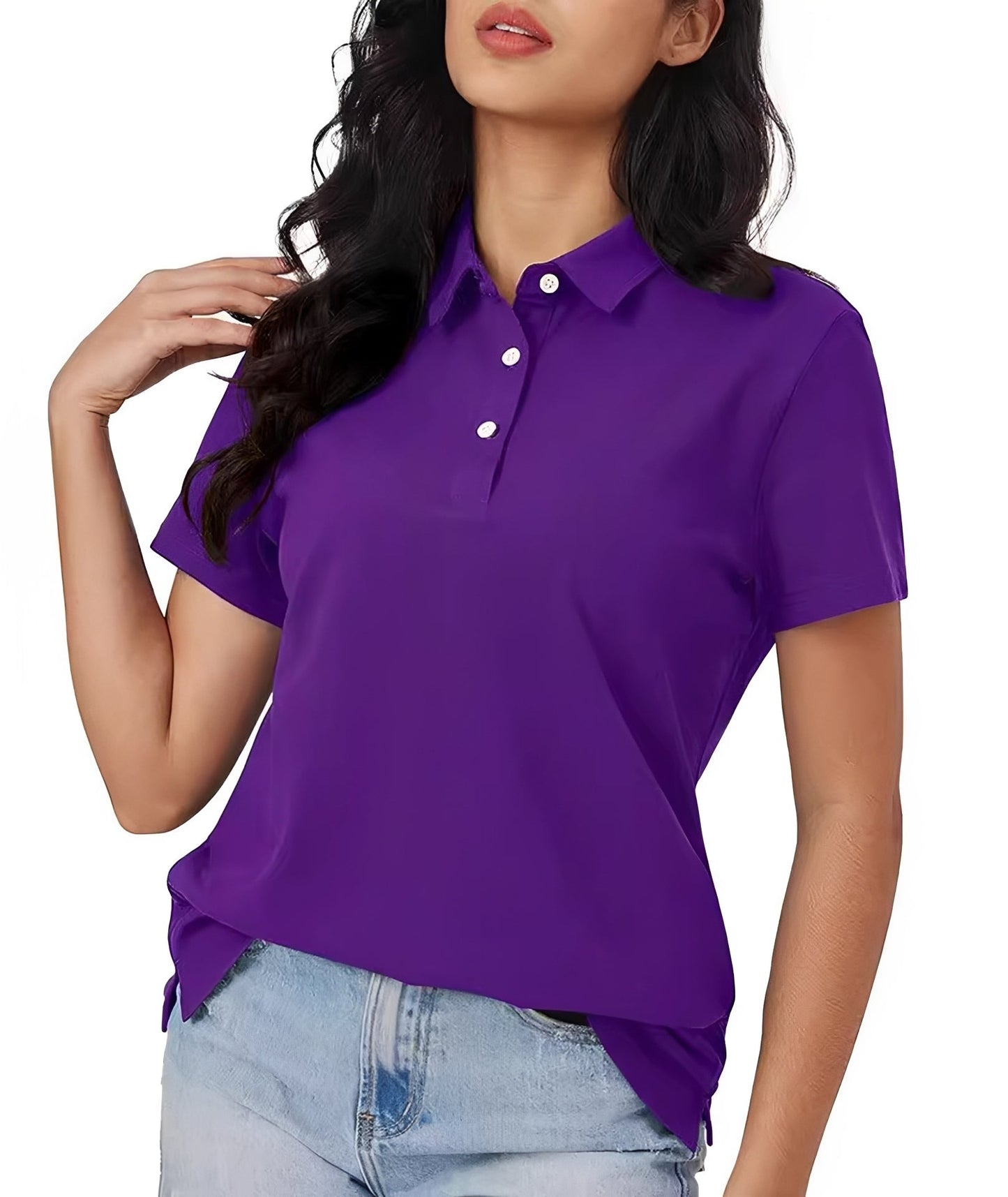 Amanda - Lässiges Kurzarm-Polo für Damen