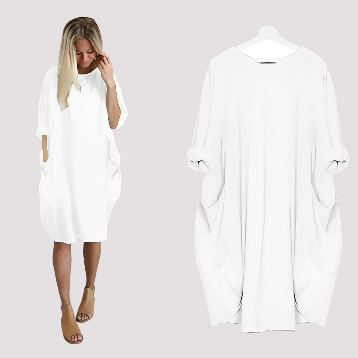 Kate - Lässiges und weites Kleid für Damen