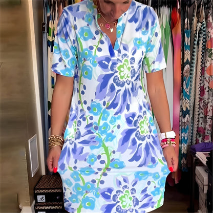 Abbie - Elegantes Kleid mit Blumenmuster für Damen