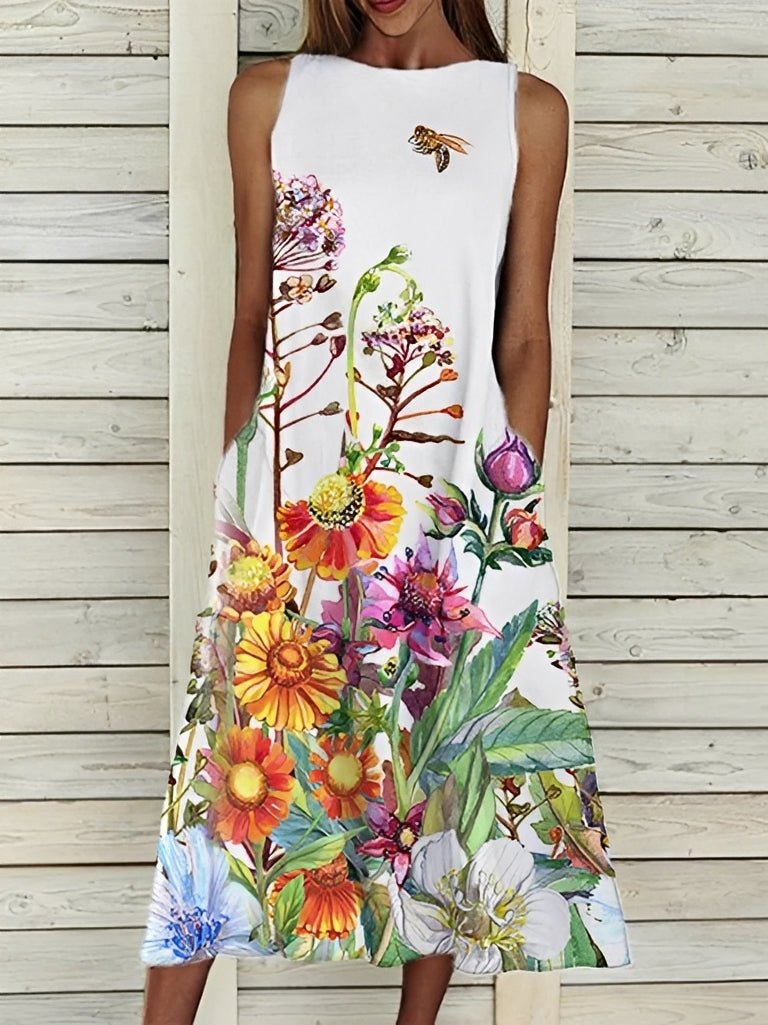 Josephine - Elegantes Kleid mit Blumenmuster für Damen