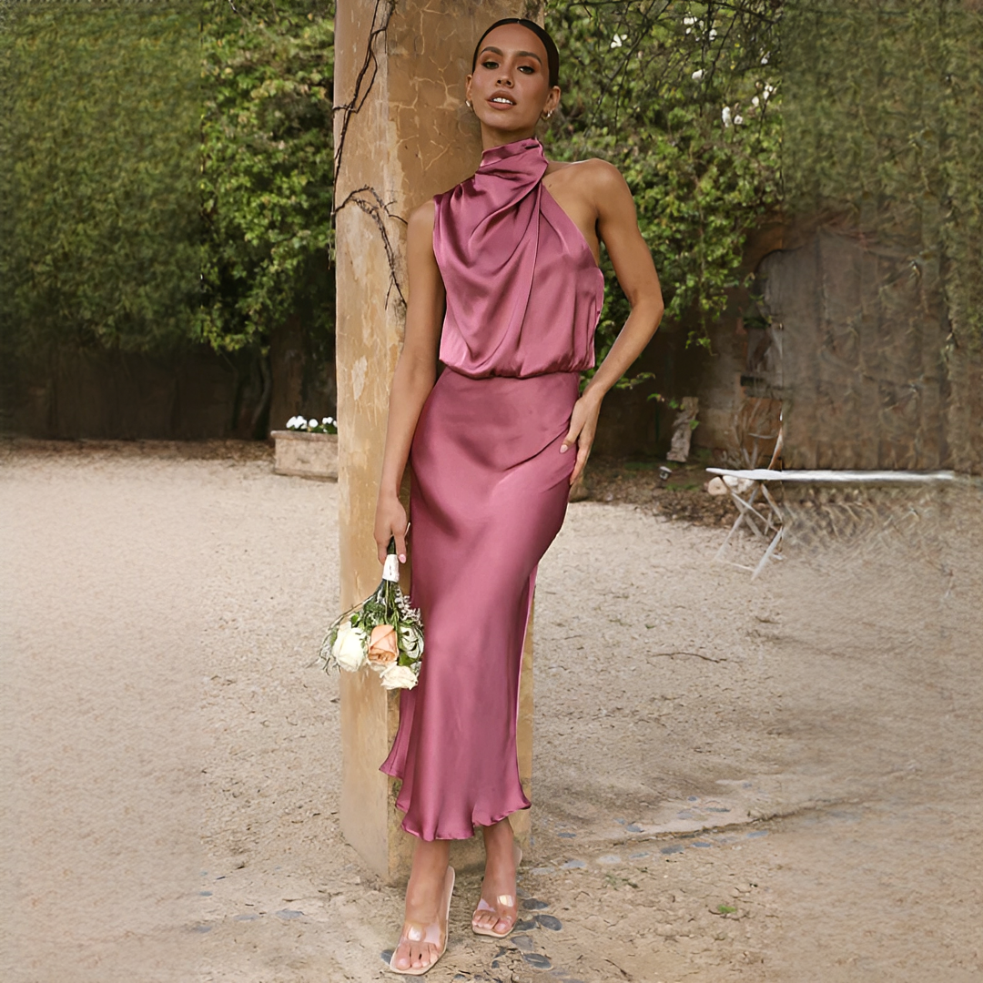Sheera - Elegantes und glänzendes Kleid für Damen