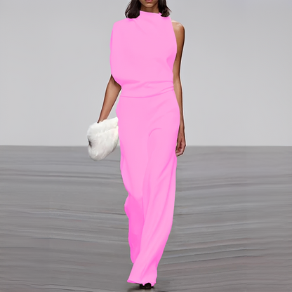 Noviem - Eleganter Overall mit Rundhalsausschnitt für Damen
