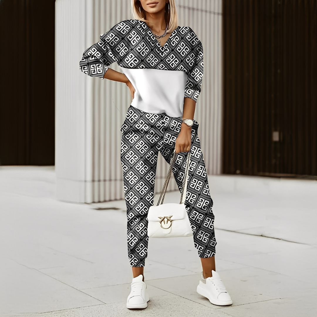 Chenafe - Trendiges zweiteiliges Set für Damen
