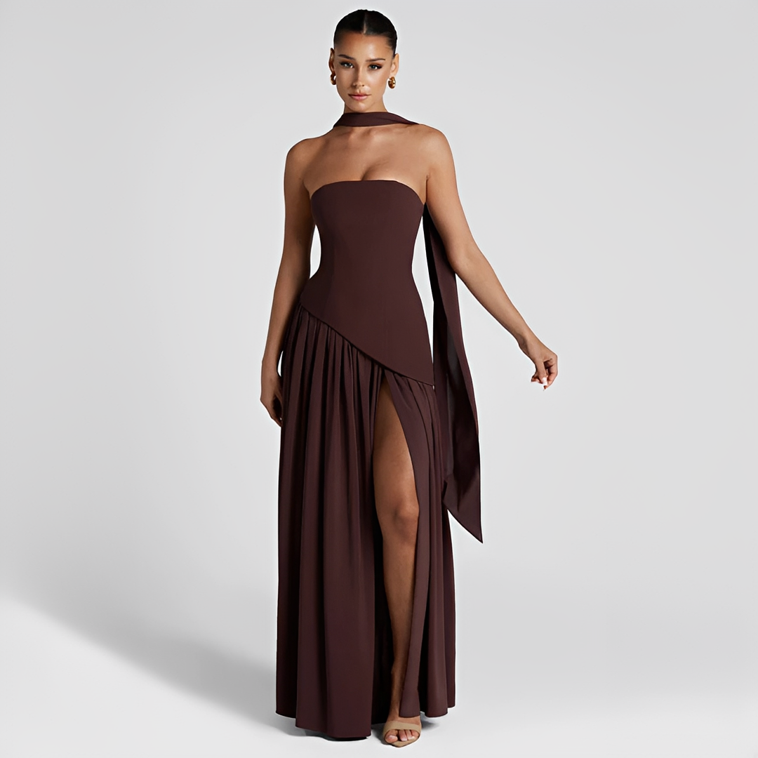 Beatrix - Elegantes trägerloses Kleid für Damen
