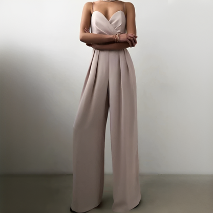 Glysha - Eleganter Jumpsuit mit weiten Beinen für Damen
