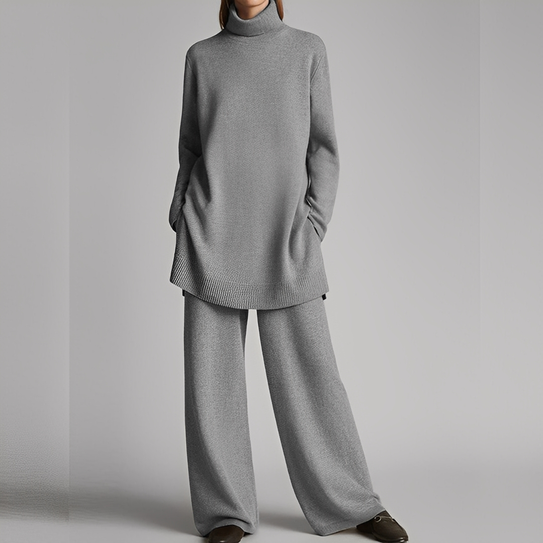 Mireille - Pullover und Winterhose lässige Frauen Ensemble