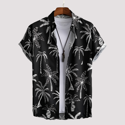 Arjun - Lässiges Hawaii-Muster-Hemd für Herren