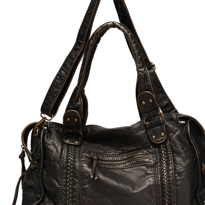 Hollie - Damenhandtasche mit Reißverschluss im entspannten Stil