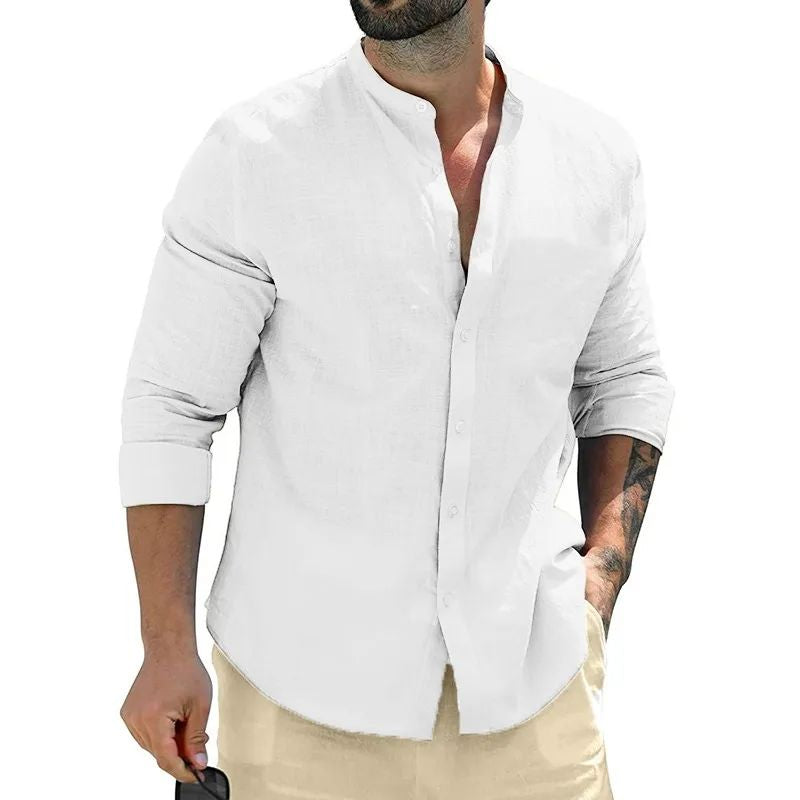 Dominic - Lässiges Langarmhemd für Herren