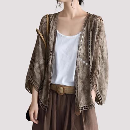 Connie - Stylische Cardigans mit Ausschnitten für Damen