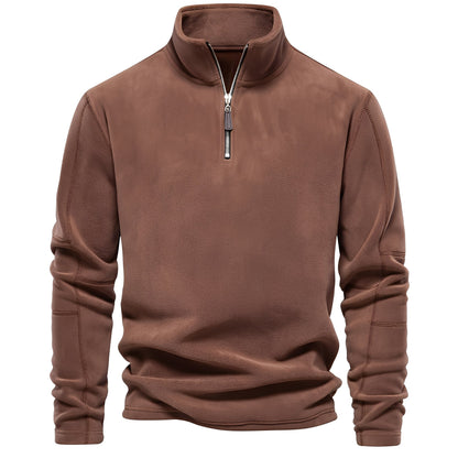 Nicholas - Eleganter Herren-Fleecepullover mit Reißverschluss