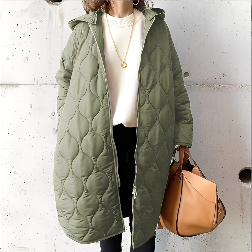 Suzanne - Damen-Kapuzen-Steppjacke für kalte Tage