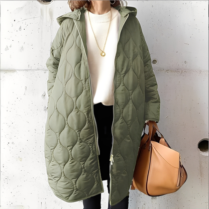 Suzanne - Damen-Kapuzen-Steppjacke für kalte Tage