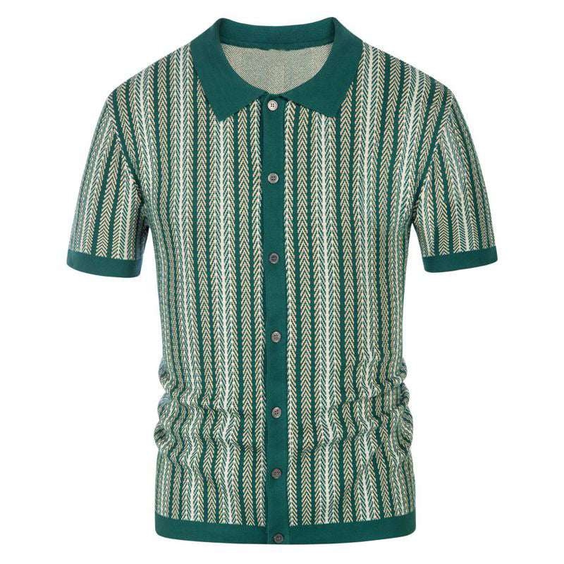 Kian - Elegantes Polo mit Knopfleiste für Herren