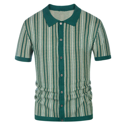 Kian - Elegantes Polo mit Knopfleiste für Herren