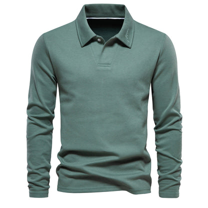 Elvin - Herren Langarm-Poloshirt: Klassisch und bequem