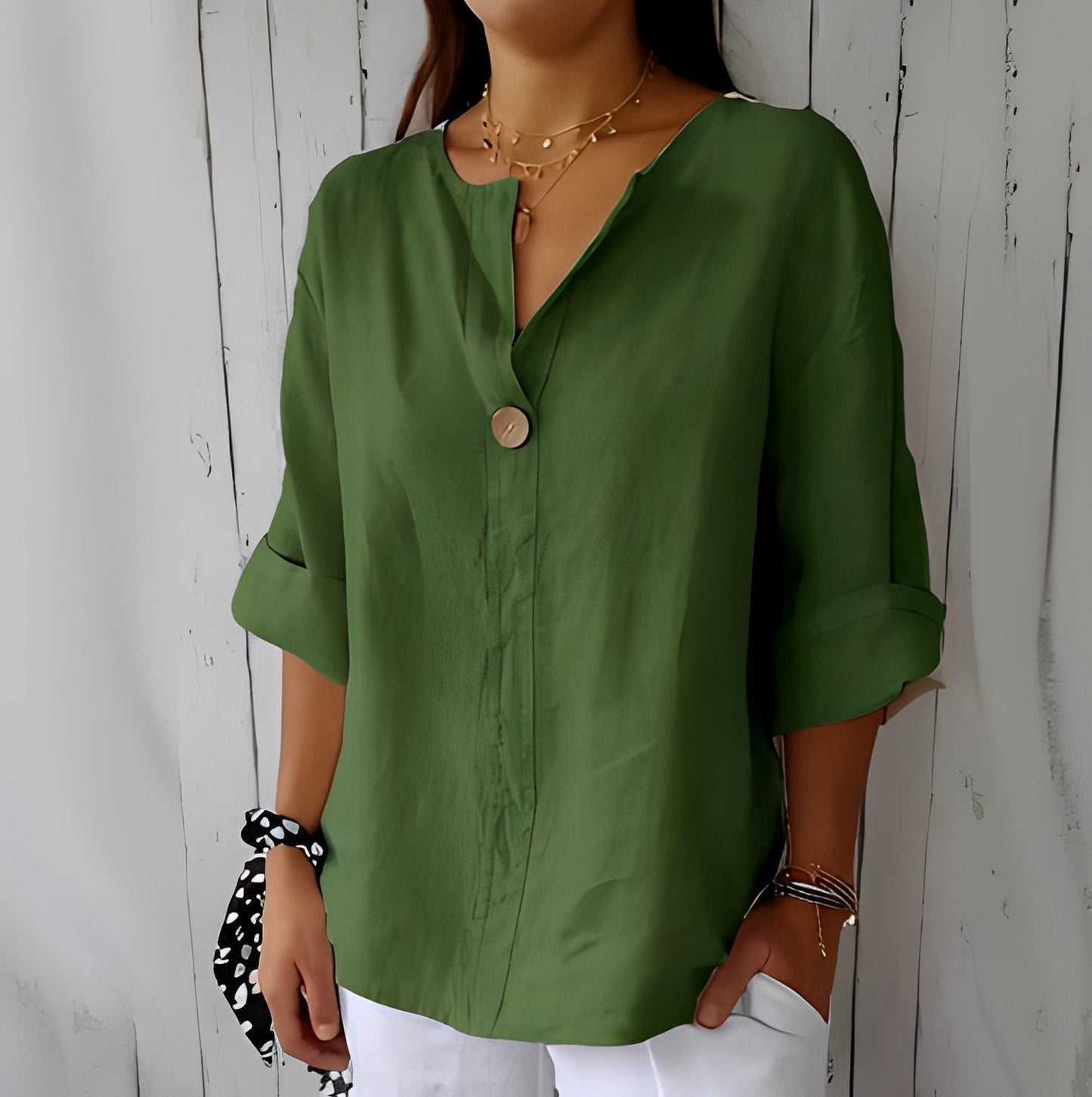 Stephanie - Lässige und weite Bluse für Damen