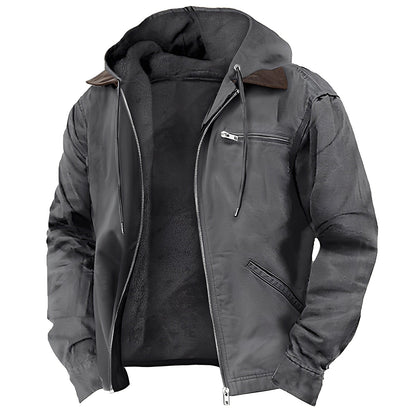 Wallace - Stylische Herren-Kapuzenjacke mit Taschen