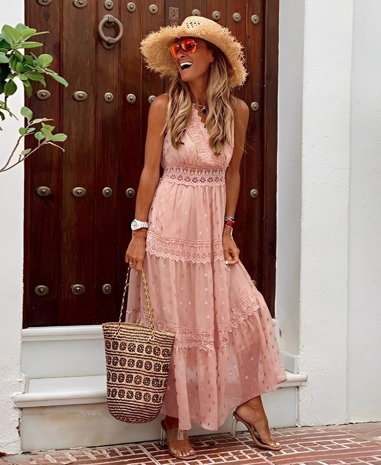 Jesse - Eleganter Maxirock im Boho-Stil für Damen