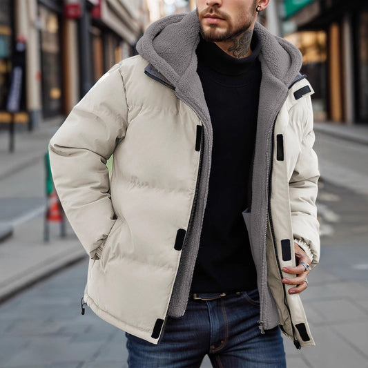 Ritchie - Warm gefütterte Herrenjacke mit Kapuze