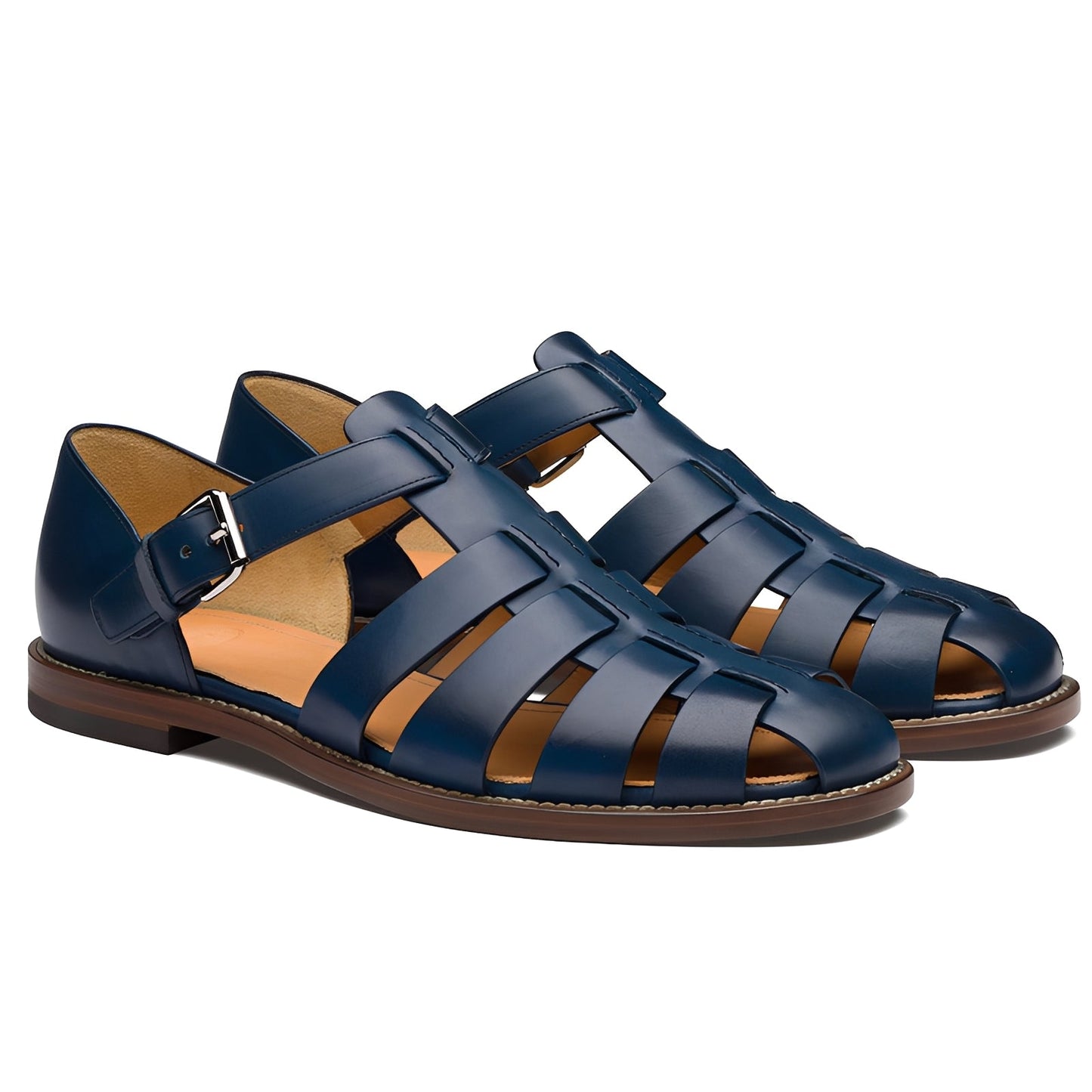 Willard - Elegante Sandalen mit genähter Schnalle für Herren
