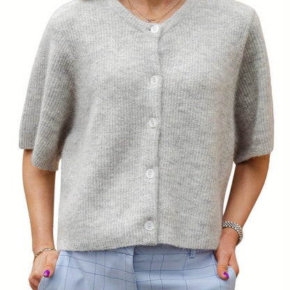 Margie - Weite Kurzarm-Cardigan für Damen
