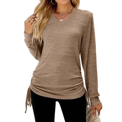 Ellaine - Elegantes V-Ausschnitt-Top für Damen