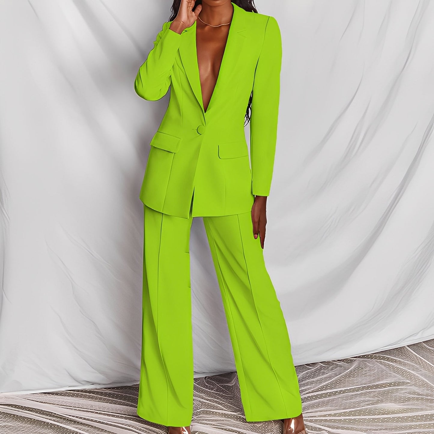 Lara - Eleganter Blazer und angepasste Hose für Damen Set