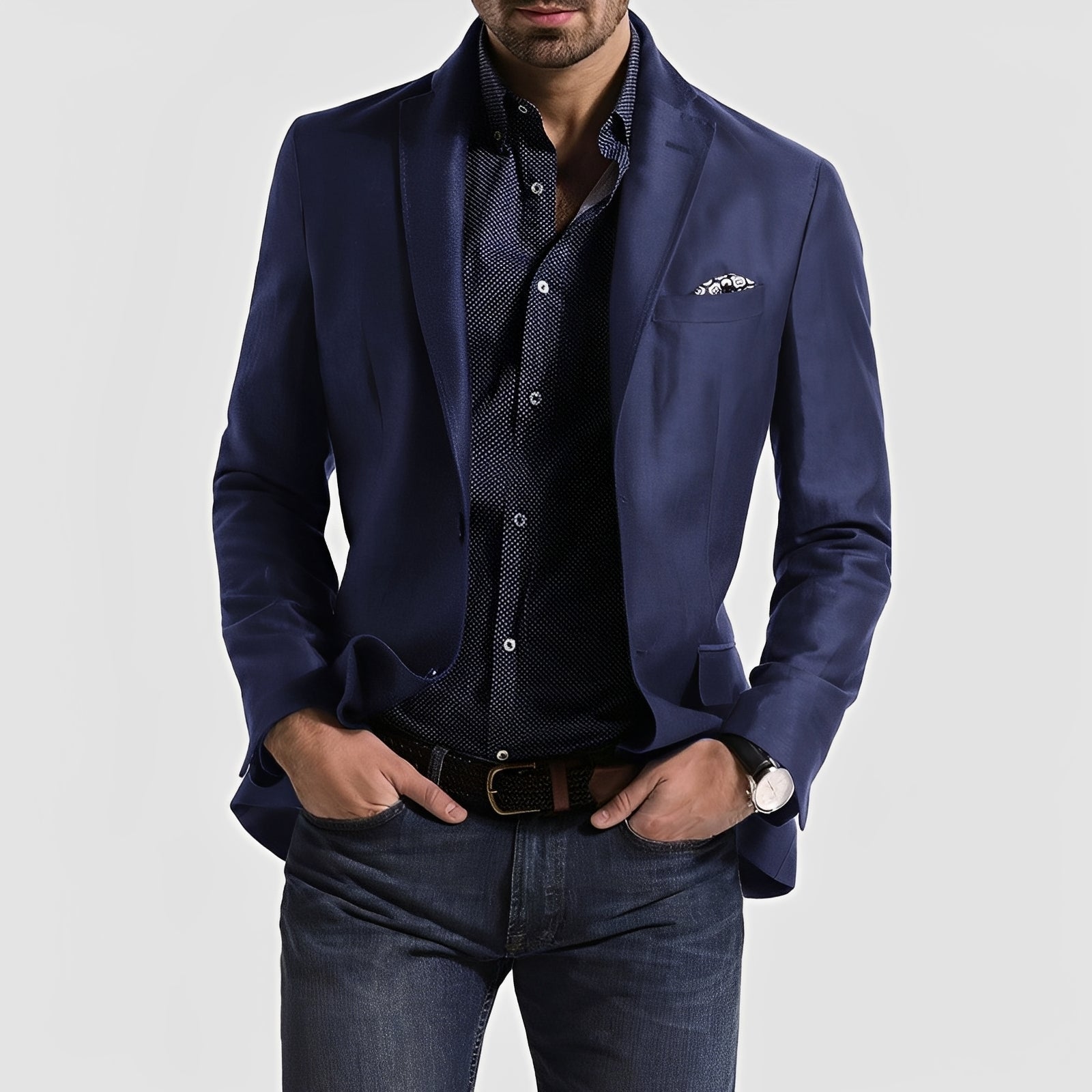 George - Stilvoller Herrenblazer mit Zweiknopfverschluss