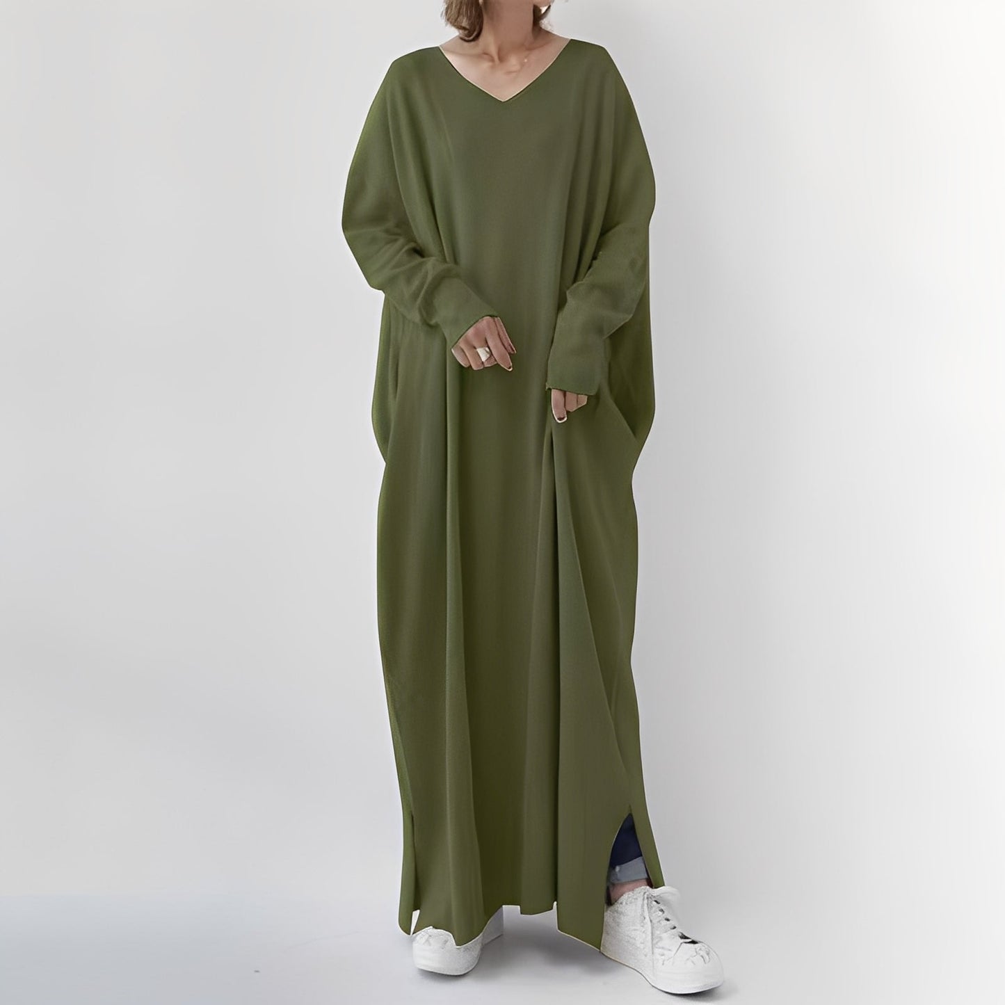 Georgine - Langes Armkleid Trend für Frauen