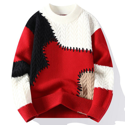 Jayce - Stilvoller, locker geschnittener Pullover mit Struktur für Herren