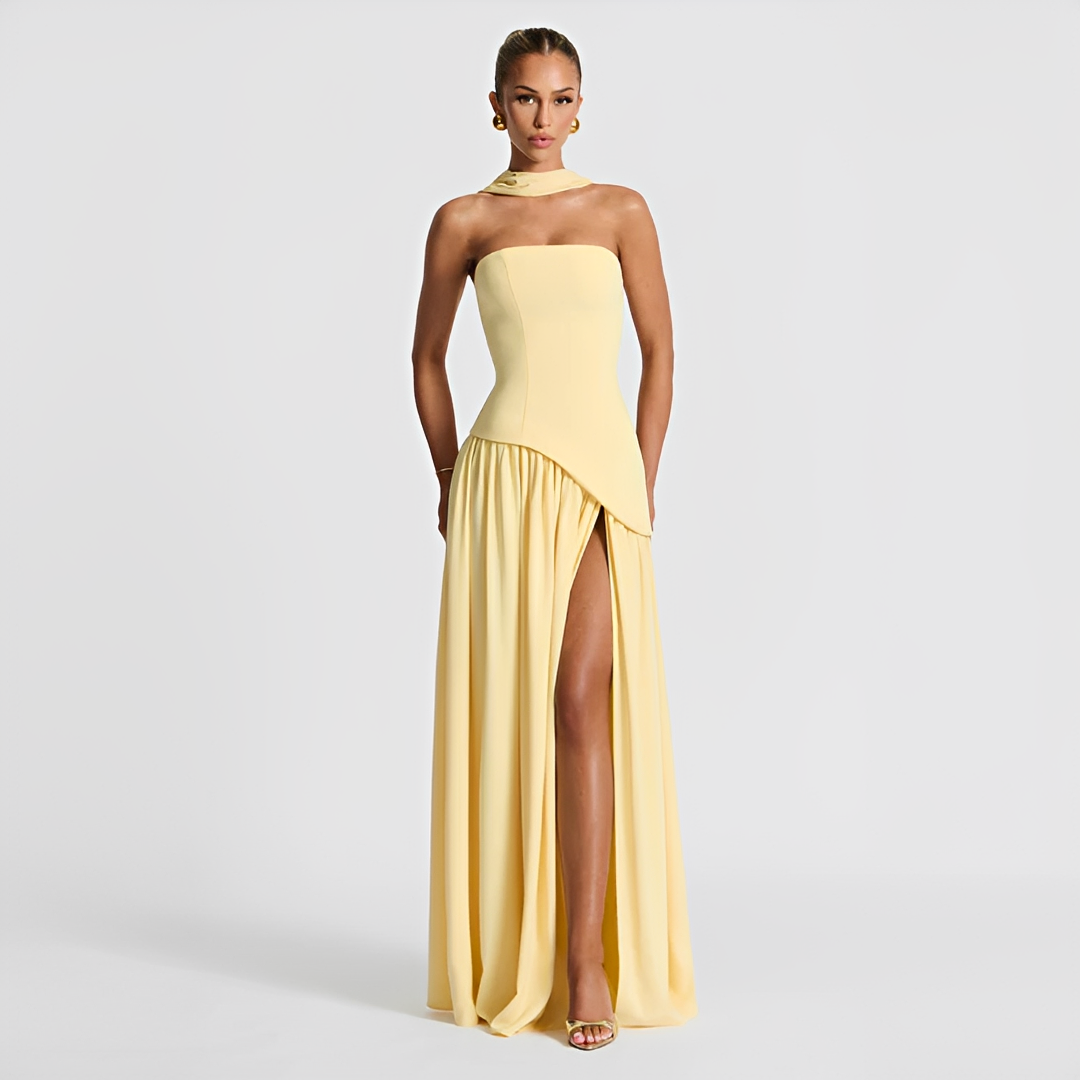 Beatrix - Elegantes trägerloses Kleid für Damen